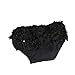 Baby Girl Ruffle Panties Bloomers Diaper Cover Black S