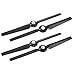 Produktbild 2 Paare 13 Zoll ABS Ersatzteile Schnellspanner Ersatzklinge Props Propellern für Yuneec Typhoon Q500 Drone RC Zubehör Schwarz WEIWEITOE
