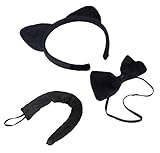 Incluye: diadema con orejas + cola + pajarita