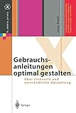 Gebrauchsanleitungen optimal gestalten: Über sinnvolle und verständliche Gestaltung (X.media.press) by Jona Piehl