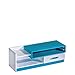 Produktbild Mirjan24  TV Lowboard Trafiko TR10, TV-Tisch, Sideboard, TV Schrank, TV-Board, Fernsehtisch, TV Möbel, TV Bank, Fernsehschrank (Weiß/Weiß + Türkis)