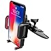 Price comparison product image CD Slot Phone Holder, Mpow Universal Car Phone Mount 360° Rotating Car Holder with One-Click Release Button Cradle for iPhone X/10 8 7plus 6s 5 HUAWEI Nexus 5X 6 6P Samsung S9 LG Sony and Other