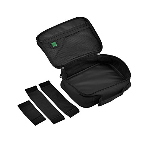 Cozyswan Aufbewahrungstasche Elektronik Organizer Tasche für USB Kabel Netzkabel Akku Digital Zubehör Tragbarer Speicherkarten Schwarz - 5