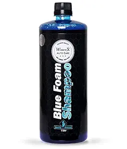 WaveX Colour Foam Car Shampoo 1ltr | Produces Thick Blue Colour Foam