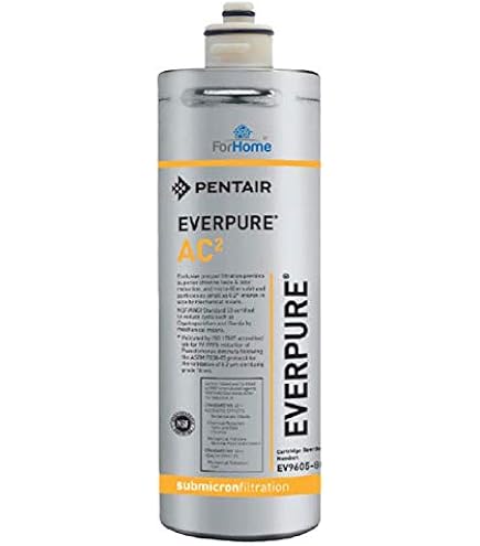 Filtro Everpure AC2 (ex 2DC) - Cartuccia Argentizzata Per Depuratore Acqua, 2.840 Litri, 0,5 Micron