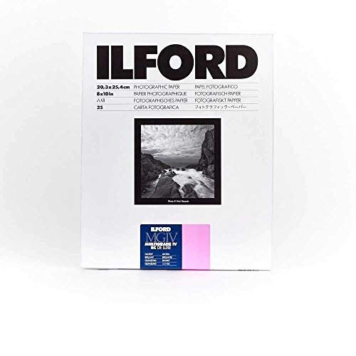 Ilford Multigrade IV Deluxe - Papel para positivado blanco y negro, 24 x 30 cm, 10 hojas, 1M
