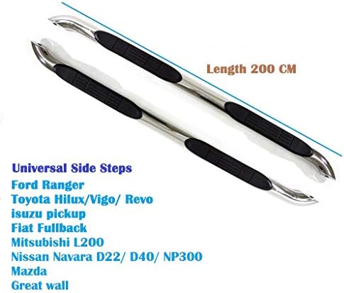 Fullback Full Back Aluminium Side Running Boards Bar Steps Protection M000