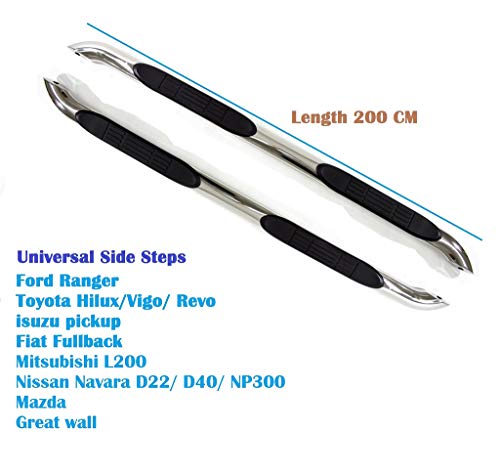 Wall pickups Aluminium Side Running Boards Bar Steps Protection -M000