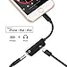 Price comparison product image DAEETO Headphone Aux Audio Jack Adapter to 3.5mm for iPhone 8/8Plus for iPhone X/XS/XM/XR.Earphone Cable control Splitter Extender Adaptor Compatible Audio+Charg+Control(Support iOS 12 or later)