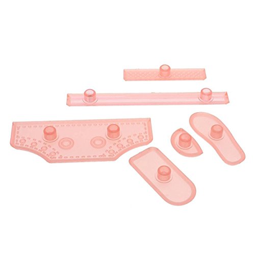 Aliciashouse 6PCS Kunststoff Sneaker Cutter Schuhe Fondant Schimmel Cookie Backform - 6