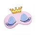 Velishy(TM) Padded Shade Rest Relax Crown Shape Sleep Mask Blindfold