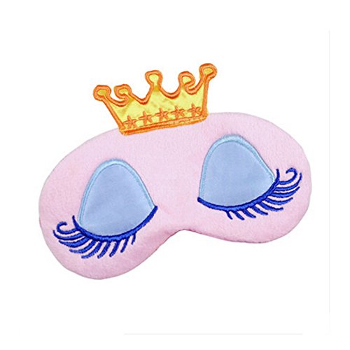 Velishy(TM) Padded Shade Rest Relax Crown Shape Sleep Mask Blindfold