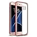 Produktbild Samsung Galaxy S7 edge Hülle , Ubegood Kratzfeste Plating TPU Case für Samsung Galaxy S7 edge Case Schutzhülle Silikon Crystal Case Durchsichtig für Samsung Galaxy S7 edge (Rose)