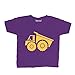 Inda-Bayi Baby-Toddler-Kids Heavy Cotton T Shirt - dumper truck