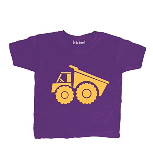 Inda-Bayi Baby-Toddler-Kids Heavy Cotton T Shirt - dumper truck