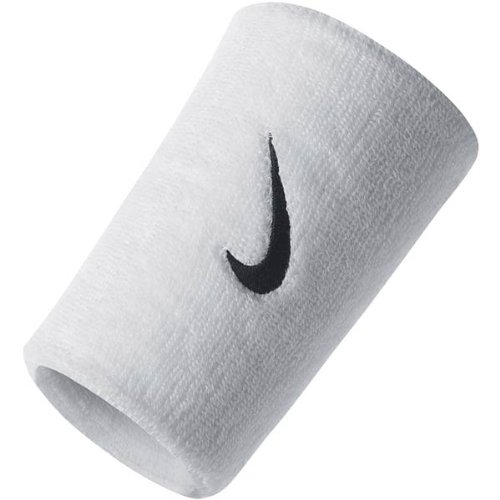 NIKE SWOOSH DOUBLE WIDE WRISTBANDS AC0010 101 HERREN TURNHALLE HANDGELENKBANDAGE