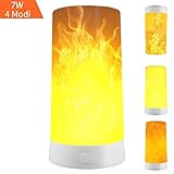 🌟Wide Applications & Thoughtful Gifts - Sie können diese flamme glühbirne für den Innen- oder Außenbereich verwenden, z. B. Schreibtischlampe, Stehleuchte, Wandleuchte, Kronleuchter, Kristallleuchte, Gartenleuchten, Wandlampen. Die Glühbirnen mit 4 Betriebsarten können als Atmosphärenbeleuchtung verwendet werden, ideal für Familienurlaube / Partys und Versammlungen.