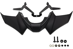 SAMTN Déflecteur d'aile aérodynamique pour YAMMAHHA MT-07 2021 2022 2023 MT07 21-23, Carénage de Moto, Panneau de carénage (Noir)