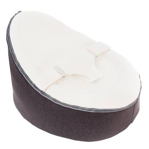 Doomoo Seat NEW for 2015 - Baby Bean Bag Birth-30kg- Home Grey