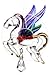 Produktbild Handmade Fantasy Glass Pegasus Winged Stallion Suncatcher Gift Rainbow by Fantasy Glass