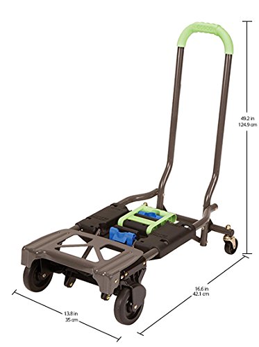 Cosco Home & Office Products Shifter, Handwagen und Sackkarre 2-in-1, 1 Stück, 12-222PBG1E - 12