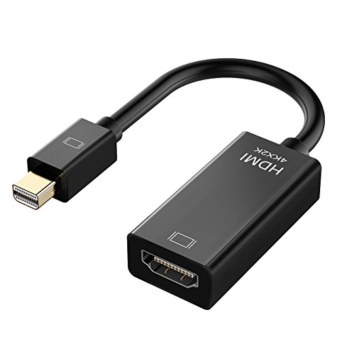 4K Mini DisplayPort auf HDMI, VicTsing Vergoldet Mini DP (Thunderbolt™ Port Kompatibel) zu HDMI Male to Female Kabel HDTV Adapter Konverter | 4K Ultra HD (4Kx2K) / Full HD 1080p ideal für PC & MAC / Notebook / PC-Grafikkarten