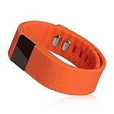 Lemumu YYP 1 Schickes Armband/Smart Watch/Aktivität TrackerLong Standby/Schrittzähler/Pulsmesser/Wecker/Abstand Tracking, Blau