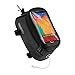 Produktbild Tofern Fahrrad Radfahren Rahmentasche Oberrohrtasche Handytasche Handyhalterung Navigation Halterung geeignet für iPhone Samsung LG Sony Nexus HTC 4,5~5,5 Zoll - reine Farbe - Schwarz, 5 ~ 5,5 Zoll
