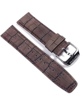 Festina Ersatzband Uhrenarmband Leder Band Fliegerbandoptik 23mm Braun F16573/4 F16573/