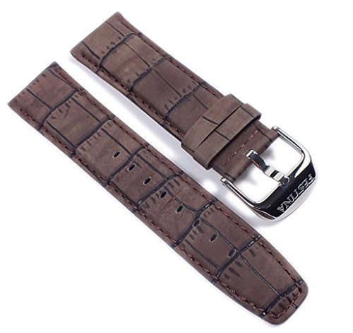 Festina Ersatzband Uhrenarmband Leder Band Fliegerbandoptik 23mm Braun F16573/4 F16573/