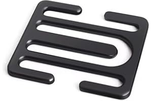 ISKIP Metal Car Seat Belt Adjuster, Universal Safety Seat Belt Shoulder Stopper for Adults and Kids, Premium Comfort and Safety for Your Journey (Black)