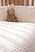 Clair de Lune Marshmallow 3 Piece Cot/Cot Bed Quilt & Bumper Bedding Set - Cream