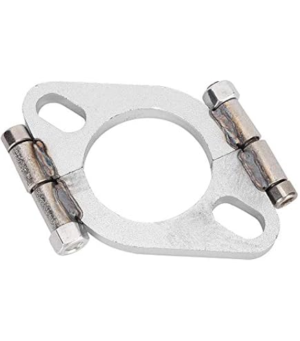 Guarnizione Flangia Scarico 2 Bulloni – Per Tubo 2,5” (63 Mm) – Acciaio Perforato Per Turbo E Decat