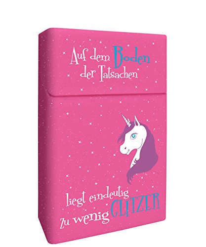 Zigarettenbox - Zigarettenetui - "Unicorn" Zigarettenhülle aus Silikon [Smokingbox] - passend für Zigarettenschachtel in Standardgröße