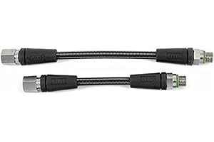 Best Divers miflex FLEXIBLE, HP 15 cm, 7/16 F, 7/16 m, Carbon