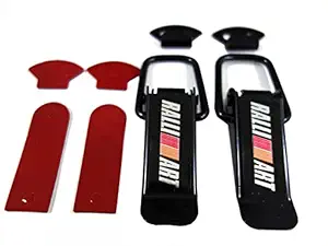 AUTO MT RALLIART Car Big Boot Bonnet Side Bumper Guards Toggle Fasteners Catch Clips 2PCS