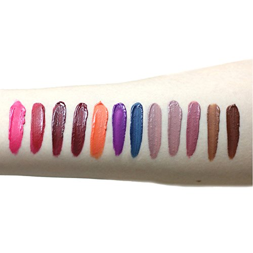 ROMANTIC BEAR 12 Farben Wasserdichte Matten Flüssiger Lippenstift Lang Anhaltende Kosmetik-Set - 3
