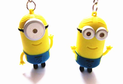 Preisvergleich Produktbild Despicable Me - Minion - Action Figure LED Schlüsselanhänger, 2-Pack