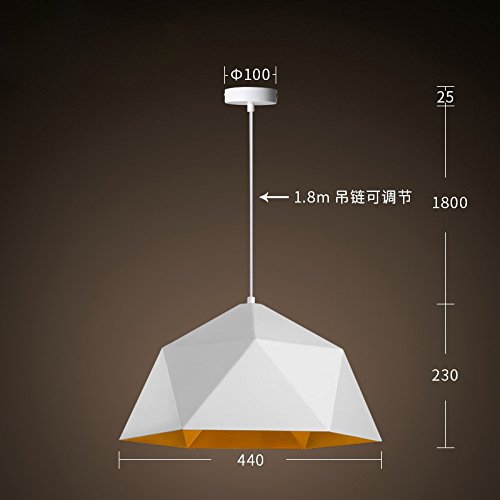Preisvergleich Produktbild Pendelleuchte Hängeleuchte Moderne und Minimalistische Geometrie Kronleuchter Bügeleisen diamond diamond Nordic bar Büro Charakter Dining kreative Lampen