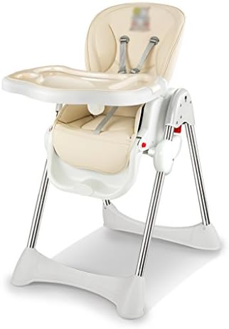 baby high chair Multi-function foldable baby high chair, beige portable can lie baby highchairchicco (size: 57 * 76 * 110cm) baby highchair chicco