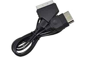 RUITROLIKER 1.8M/6FT 24Pin Classic RGB Scart Cable AV Lead cord Audio Video Connector for XBOX console