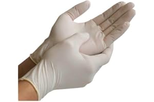 PROPHYLAXIS THIXOTROPIC MINT PROPHY PASTE – PASHA81 100 (1 Box) x Latex Powder Free Gloves Disposable Food Medical Garages etc. (MEDIUM)