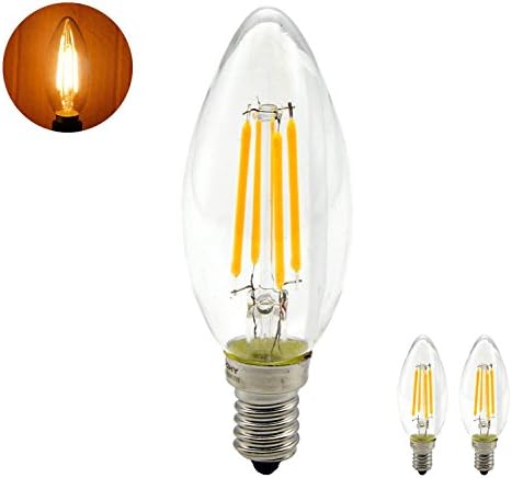 Bqhy Standard E14 Base Energy Saving LED Light Bulbs - 7.5W 950LM 85W Incandescent Bulb Equivalent Warm White 3000K Non-Dimmable(2-Pack)