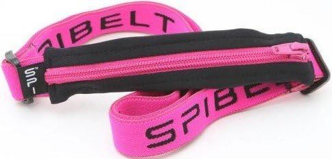 Spibelt Expandable Waistpack - Black Pocket with Hot Pink Zip and Waistband