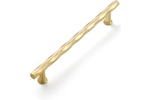 SORWDUERM Brushed Gold Cabinet Pulls 2 Pack 160mm Hole Center Kitchen Cupboard Handles Decorative Kitchen Drawer Dresser Cupboard Bathroom Vanity Cabinet Hardware Rhombus