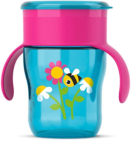 Philips AVENT SCF782/20 - Trinkbecher Allaround Cup 260ml ab 12+, Farbe rosa