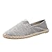 Produktbild ZHANSANFM Unisex-Erwachsene Segeltuchschuhe Slip On Breathable Halbschuhe Sommer Freizeit Verschleißfest Sportschuhe Regular Fit Elegant Flacheschuhe Gr.35-4545 Grau