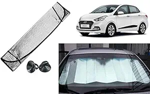 Auto Kite - Collapsible Mesh Foldable Auto Front/Rear Window Car Windshield Sun Shade for - Xcent 2016