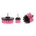 Produktbild Ljwjialo Automotive Bohrmaschinenreinigung Nylonbürste Steife Borsten Akku-Bohrmaschine Spinnbürste Hochleistungsbürsten-Kit für 3 Bürsten Reiniger (Color : HOT PINK)
