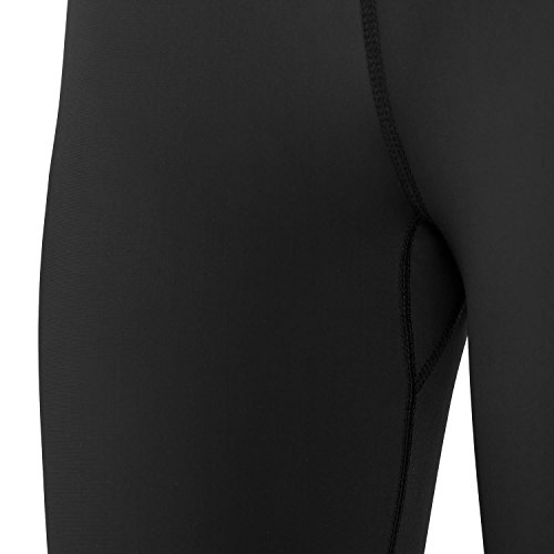 CAPITAL SPORTS Beforce Kompressions-Unterwäsche Funktionsunterwäsche Sport Oberteil und Unterhose lang für Männer und Frauen (Laufunterwäsche, in den Gößen XS, S, M, L, trägt Feuchtigkeit nach außen) schwarz - 6
